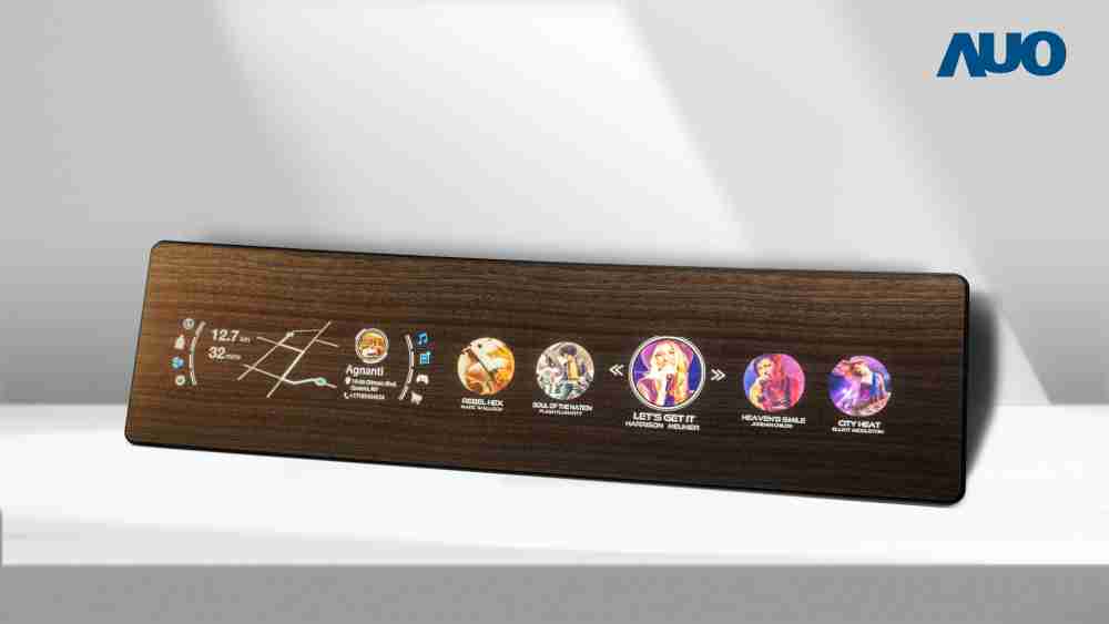 巨星国际研发全球最高穿透度达80%的AmLED木纹显示器，，，可于使用时呈现高亮度、、、清晰可见的信息，，并在不使用时回归为单纯的饰板，，，节能兼具美观